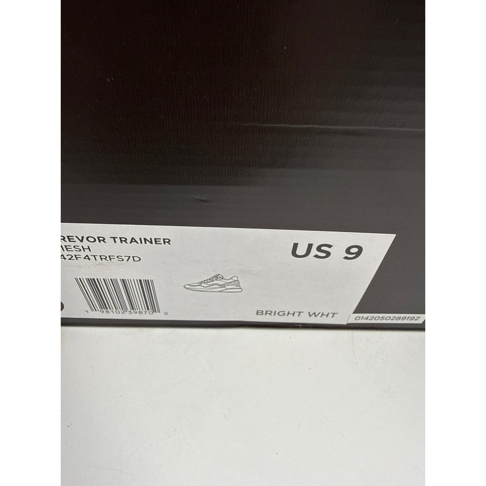 New Michael Kors Trevor Trainer White Mesh Suede Sneakers 42F4TRFS7D Mens Size 9 - Picture 3 of 11